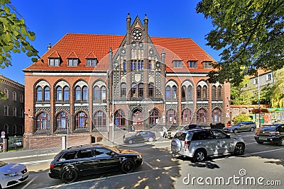 Poland â€“ Lower Silesia â€“ Walbrzych â€“ Historical Post Office building Editorial Stock Photo